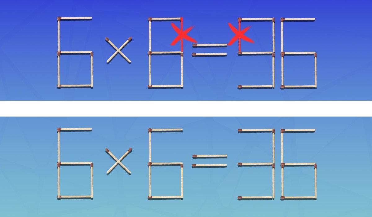 Hurtig IQ-test: Du skal fjerne to tændstikker, for at lighed bliver korrekt