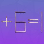 Genialt problem: du skal trække 2 tændstikker for at gøre